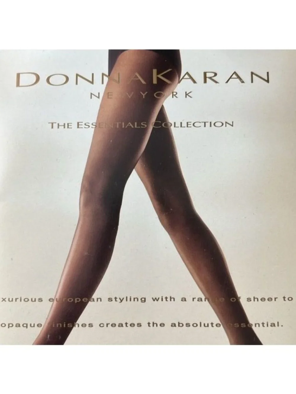Donna Karan DKNY The Essentials Sheer Toe Control Top Tights Pantyhose